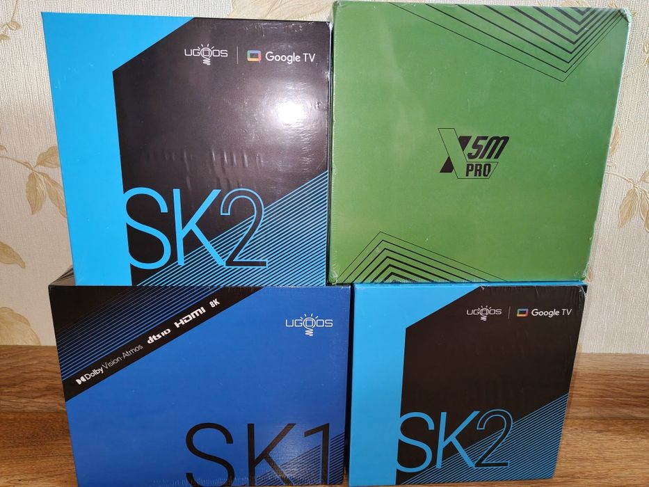 Смарт ТВ приставка Ugoos Х5М Pro 4/32 Android 14 є другі