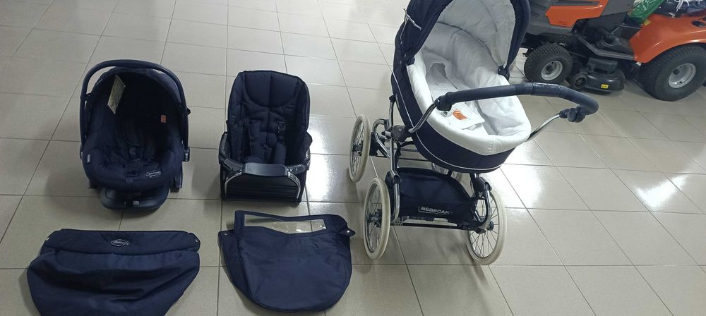 Carrinho trio completo BEBECAR como novo