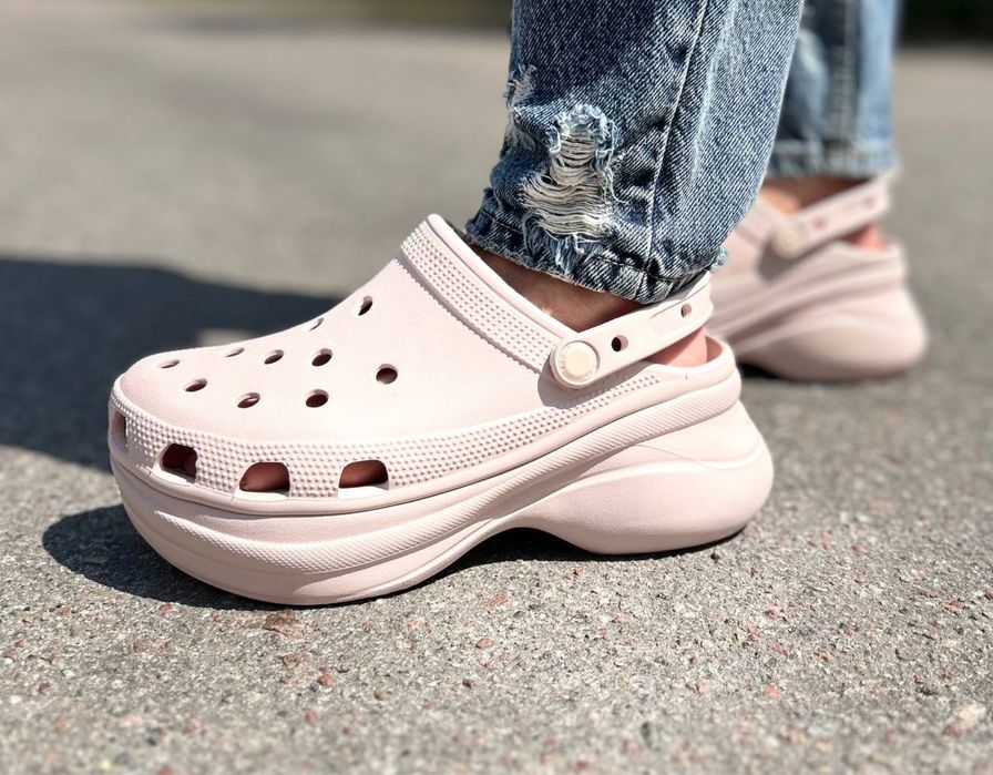 Купить Crocs Classic Bae Powder Жіночі на Платформі
