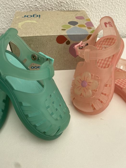 Igor Sandalias Sapatos de agua praia, piscina tam 21 irmãos/gemeos