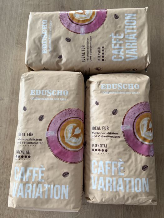 Eduscho kawa ziarno ziarnista intensywna 3 kg jak Tchibno do ekspresu