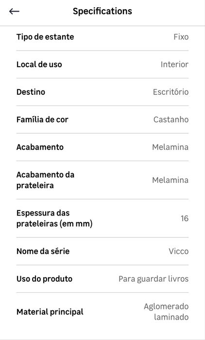 Estante em escada Leroy Merlin 163x165