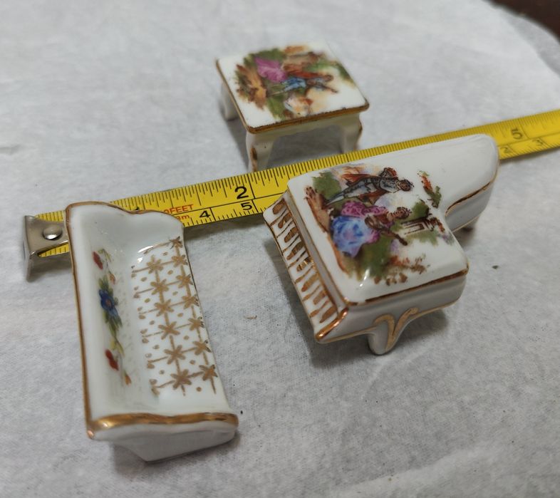 Conjunto miniaturas Limoges Porcelana Vintage