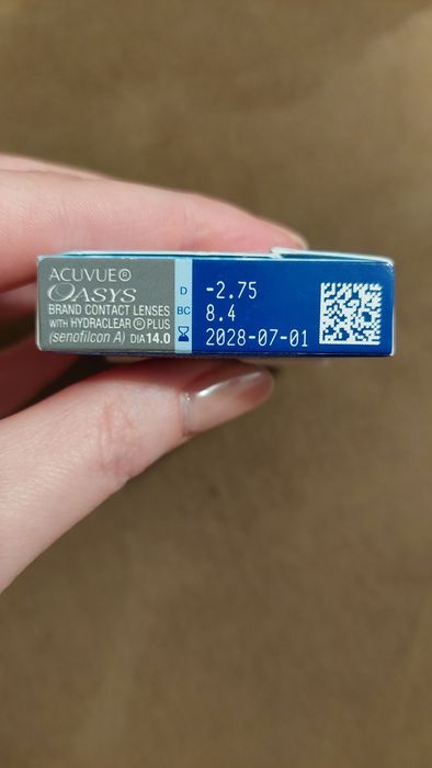 Soczewki Acuvue Oasys -2.75

Sprzedam soczewki Acuvue Oasys -2.75

W o
