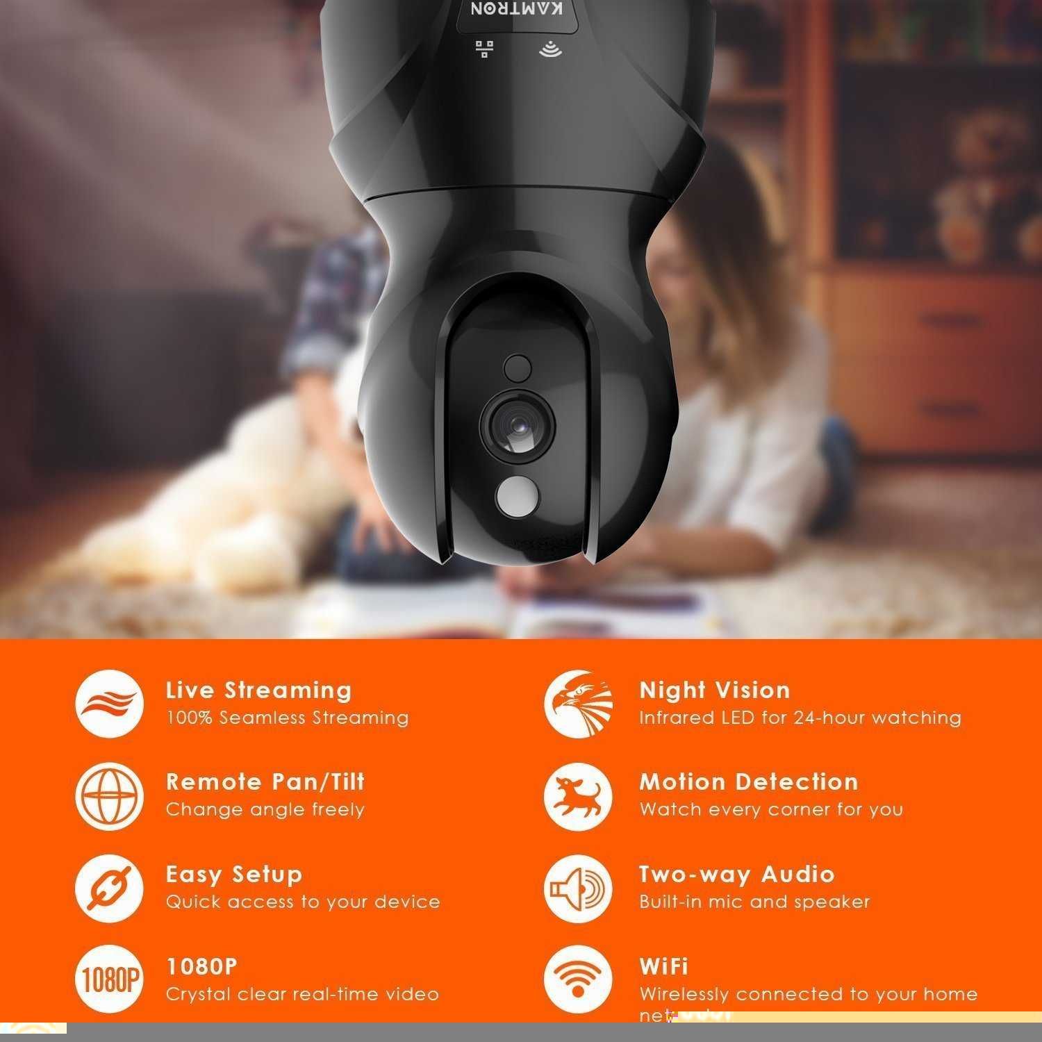 KAMTRON 1080P HD WiFi IP