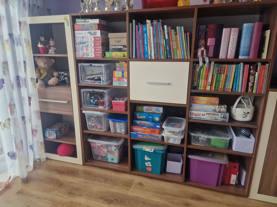 Komplet mebli - szafa, regał,  komin, komoda - w cenie nowej szafy !