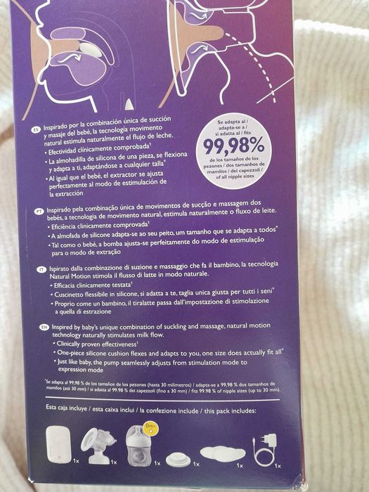 Bomba tira leite elétrica individual64584475507330124