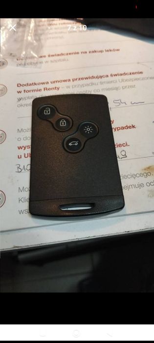 Kluczyki samochodowe keyless