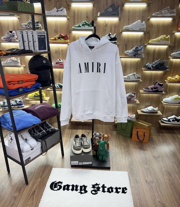 Худі Amiri Logo White / Black