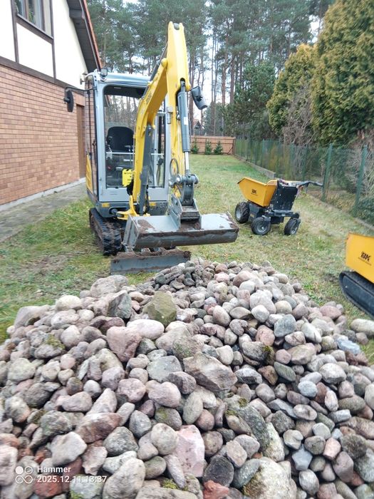 Usługi mini koparką, transport wywrotką.