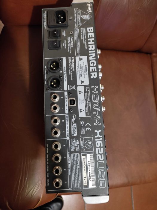 BEHRINGER XENYX X1622 — COMO NOVA | Mesa de Mistura Profissional