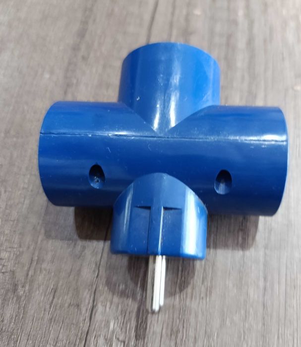 Lote 3 Fichas Triplas, com terra + 1 ficha p/ Lâmpada com interruptor