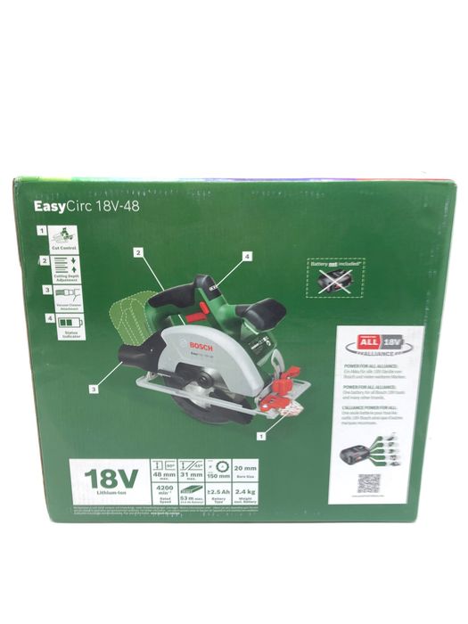 PILARKA TARCZOWA 48mm EASYCIRC 18V-48 BOSCH 2x2,5Ah