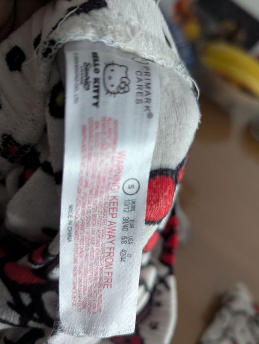 Piżama spodnie Hello Kitty r. S Primark ciepłe
