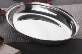 Półmisek stalowy, głęboki, 25 cm