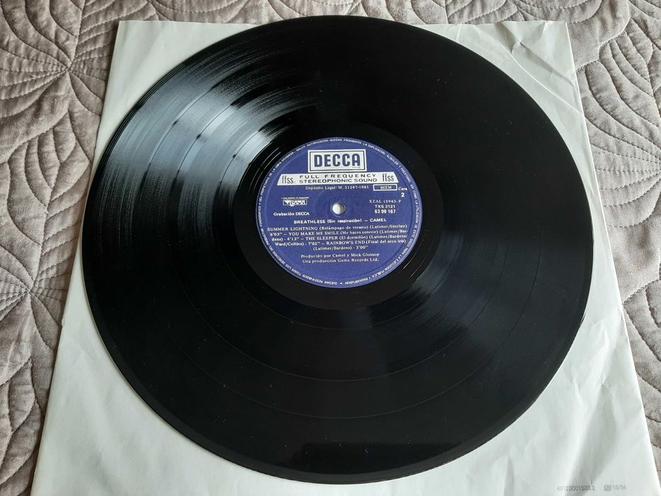 Camel - Breathless - Espanha - Vinil LP
