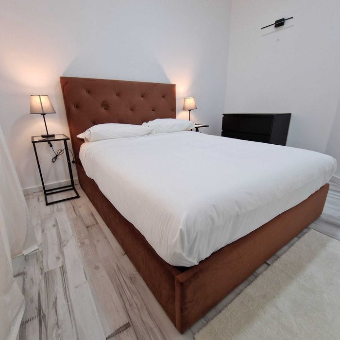 Camas De Casal Estofadas Top Luxo 199€ Disp Em Várias Cores! 190x140m!