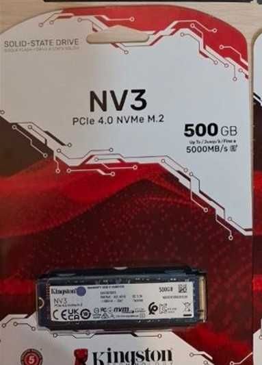 SSD накопичувач Kingston NV3 500 GB (SNV3S/500G)