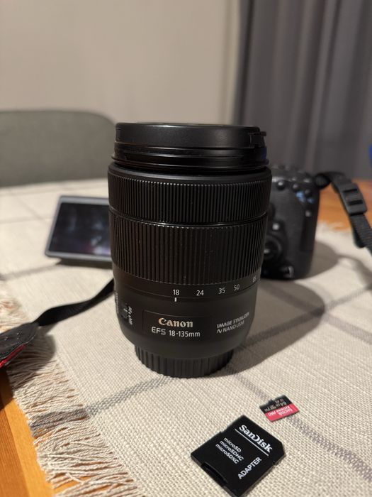 Canon 90D + lentes + acessórios