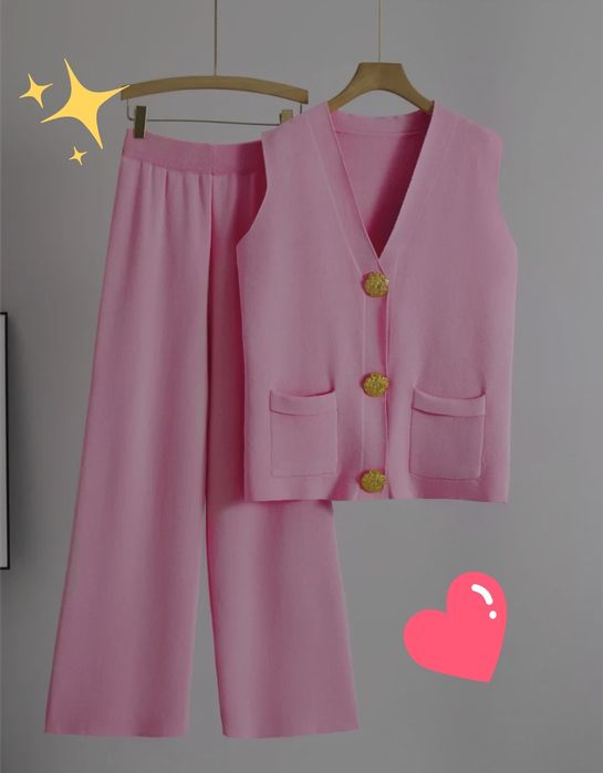 Damski komplet dzianinowy