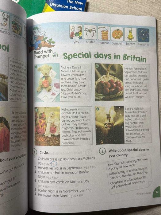 Fly High Ukraine 3 комплект Pupils Book and Activity Book