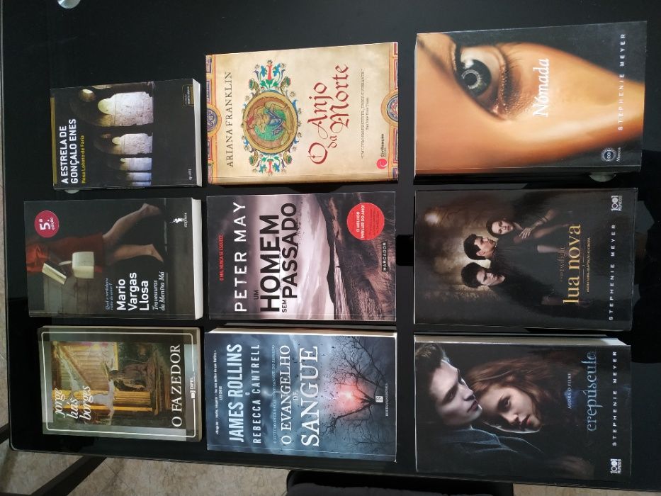 Livros usados em óptimo estado (Tolkien, Rowling, Follett, Meyer)