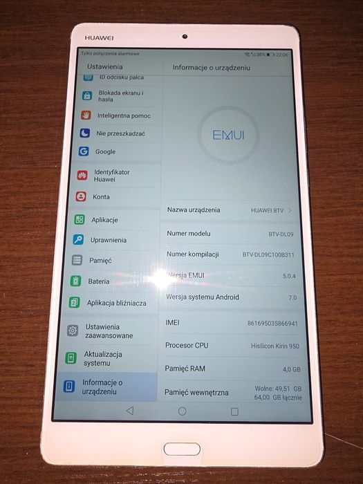 Tablet Huawei BTV-DL09