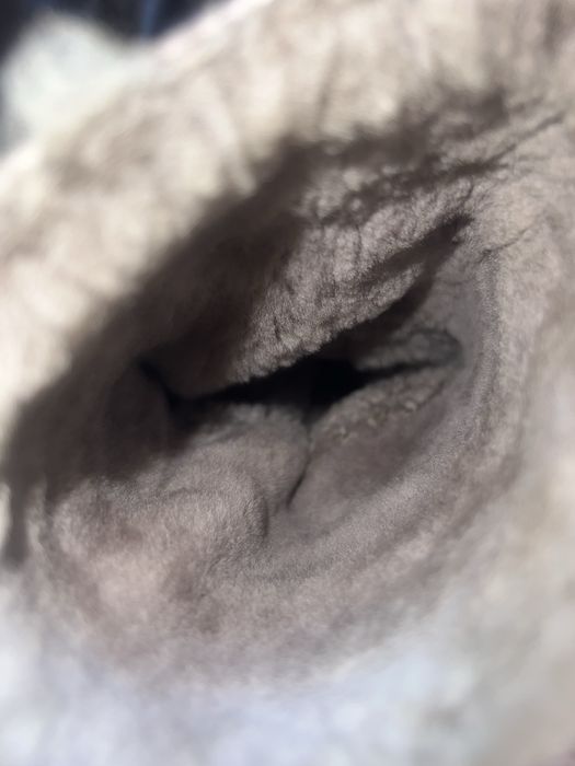 Чоловіча шкіряна куртка з утепленням (овчина), XS