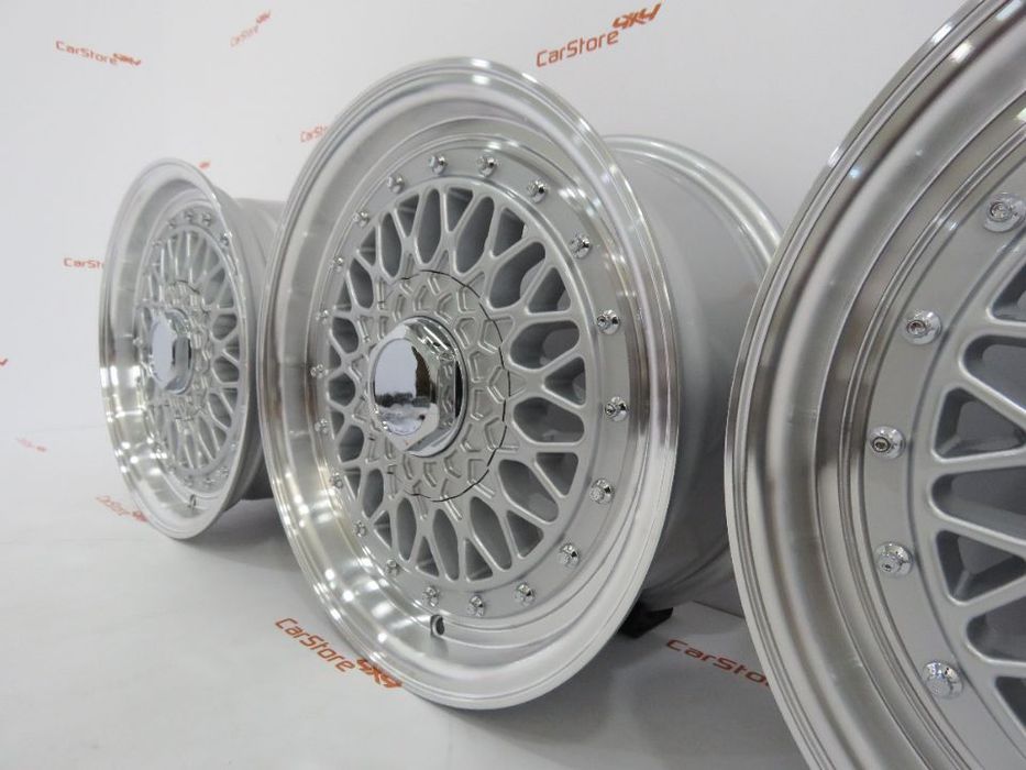 Jantes Look BBS RS 15 x 7 et30 4x100 + 4x114.3 Silver