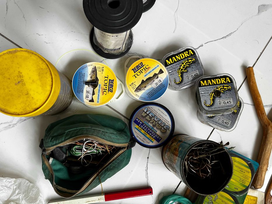 Zestaw akcesoriów wędkarskich