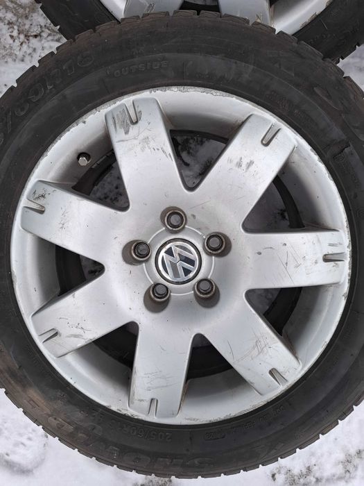 Диски з зимовими шинами r 16 volksvagen