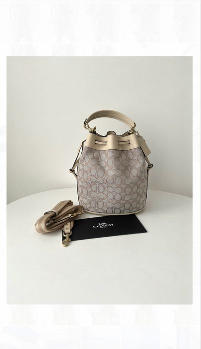 COACH Field Bucket Bag Жіноча шкіряна сумочка коуч женская сумка коач