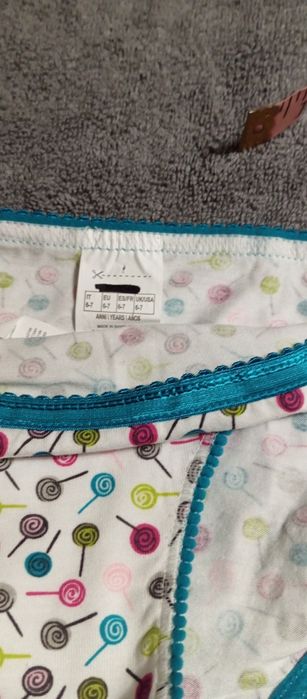 Majtki 6/7lat komplet