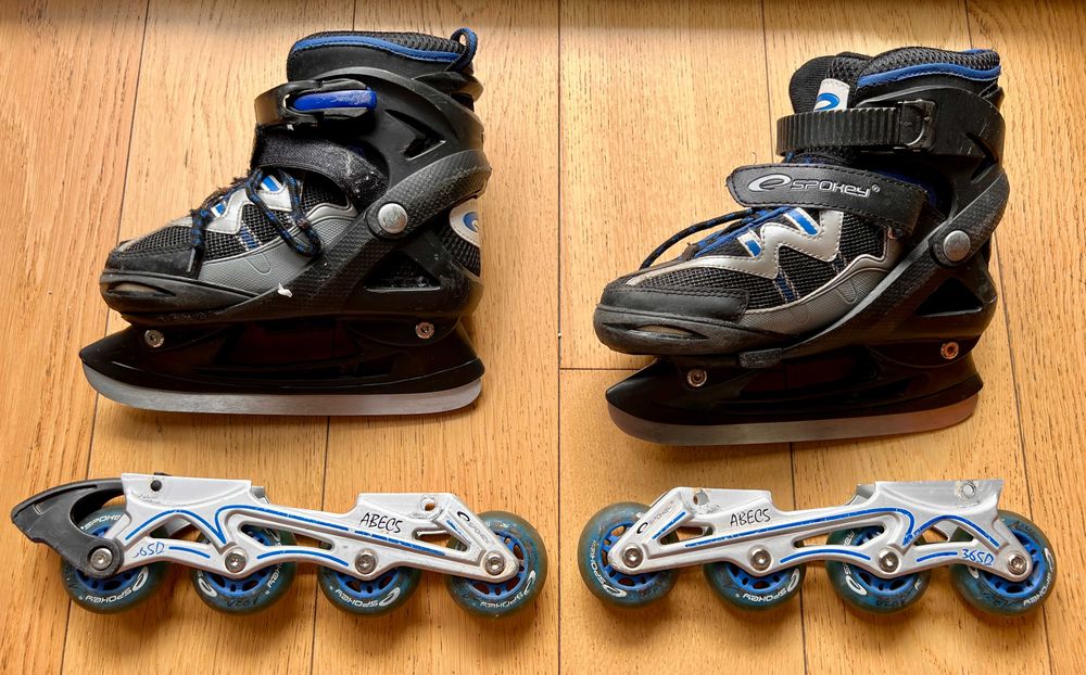 Rolki i Łyżwy 2 w 1