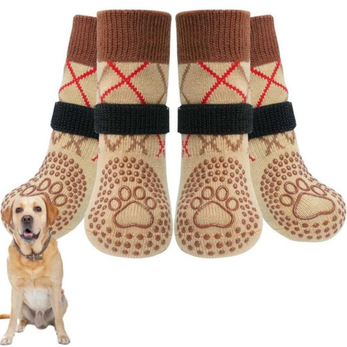 Skarpetki antypoślizgowe dla psa – ochrona łap i komfort w domu