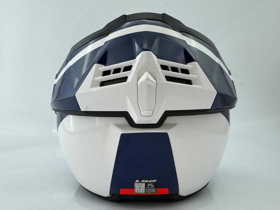 WYPRZEDAŻ Kask Szczękowy Blenda LS2 FF906 ADVANT Swipe Red Blue
