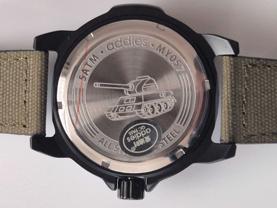 Zegarek taktyczny Addies MY-057 "Tank" (Miyota 2115)