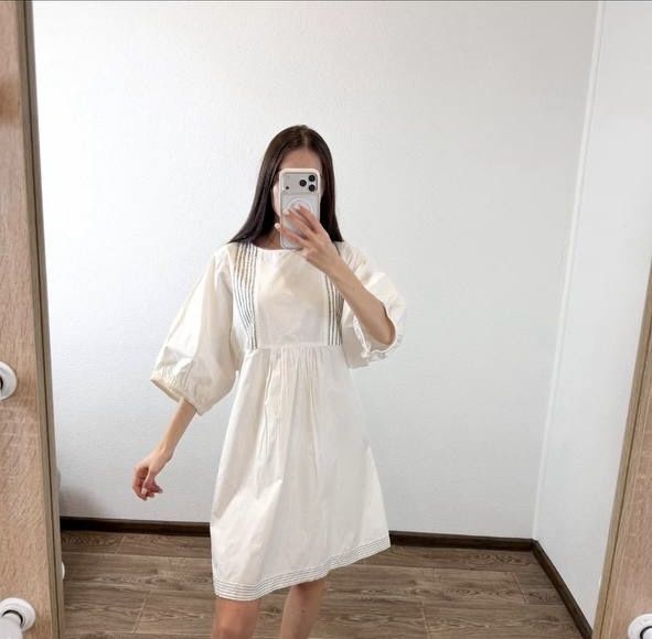 Жіноча біла сукня oversize