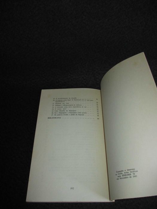 Livro Heidegger Pierre Trotignon Biblioteca Básica de Filosofia Edições 70