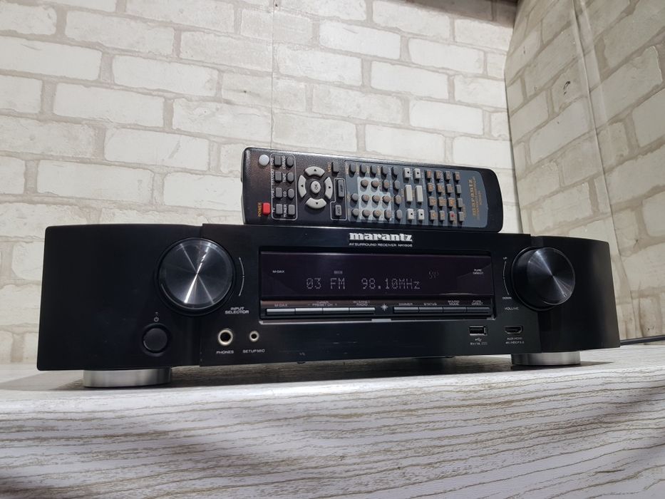5.1 AV ресивер MARANTZ NR-1506+1, 5x70 Вт,HDMI,Wi-Fi,Bluetoot