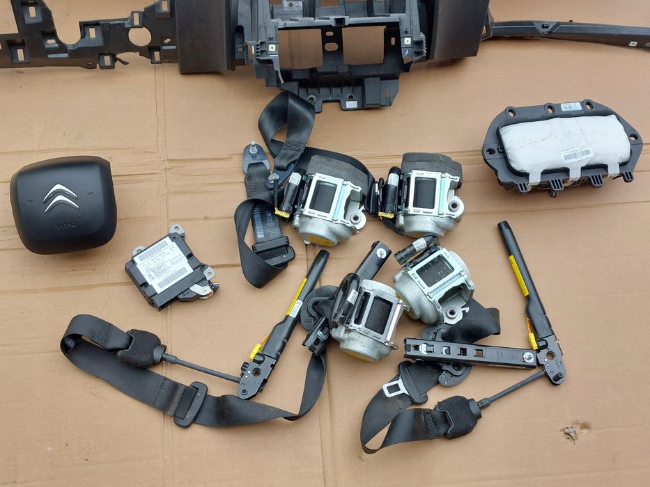citroen c5 aircross konola deska airbag poduszka pasy oryginał 21r
