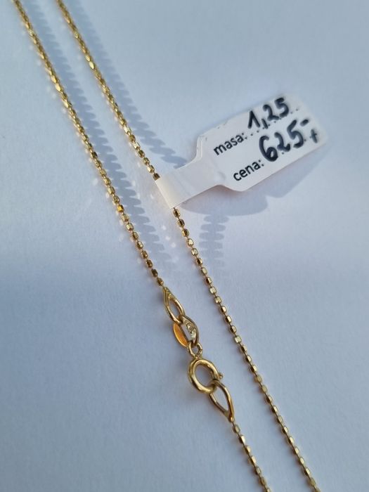złoty łańcuszek   50 cm   nowy   pr.585