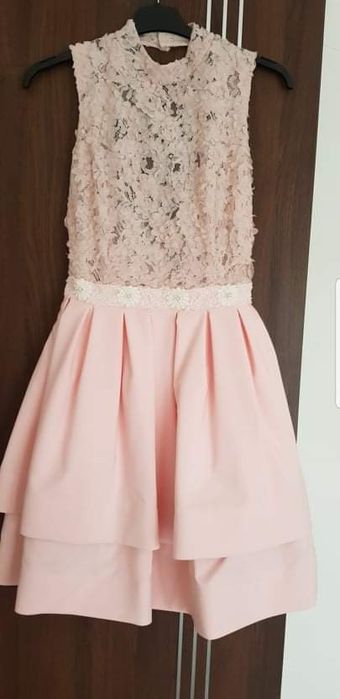 Sukienka pudrowu roz lola