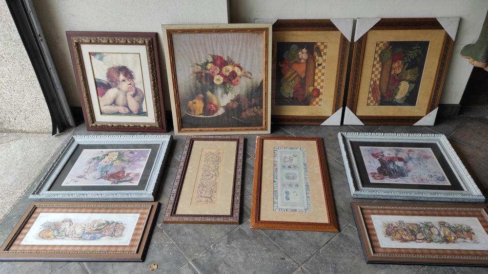 62 quadros antigos para despachar