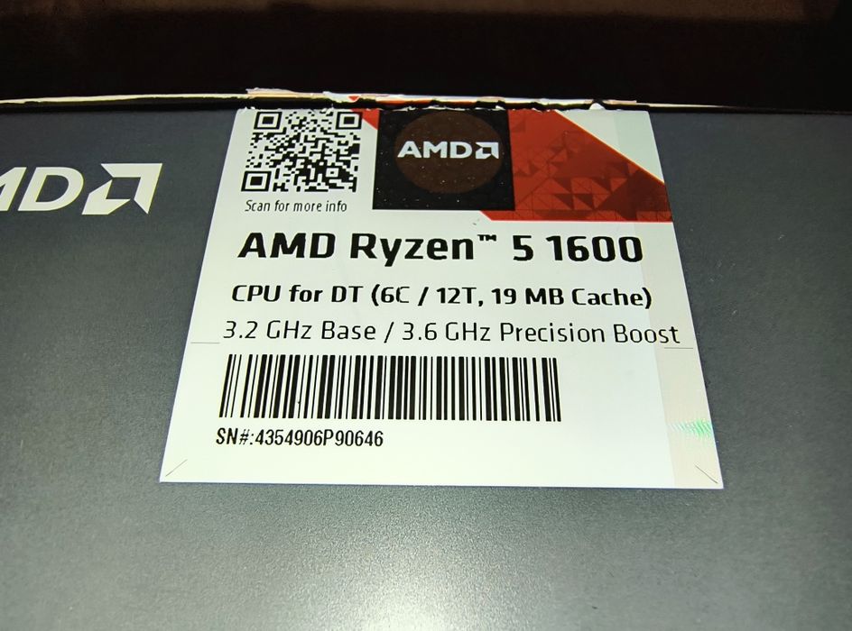 AMD Ryzen 5 1600 AF + chłodzenie