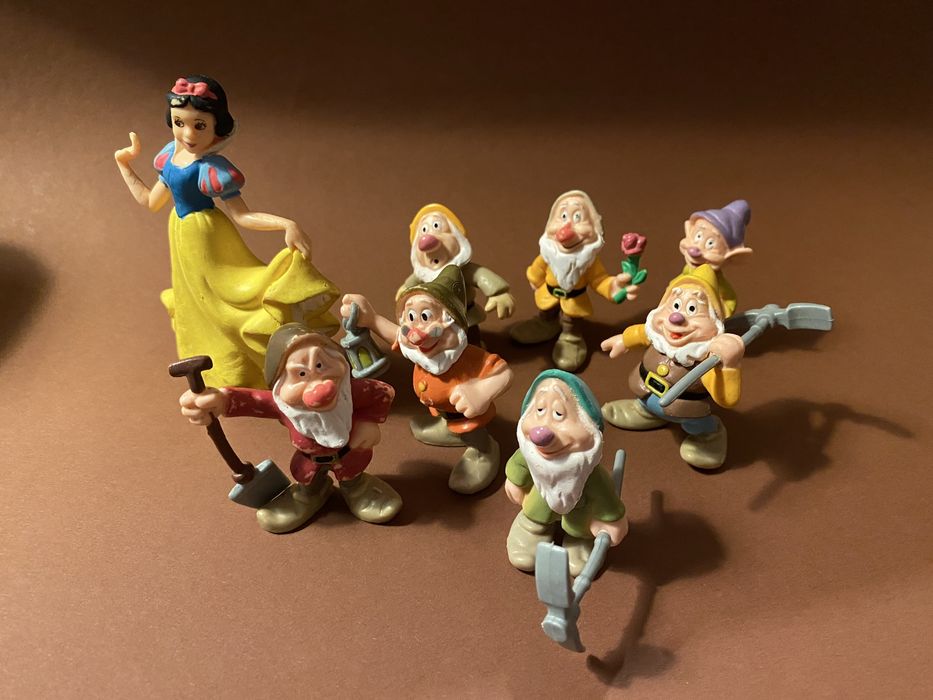 Figuras PVC Branca de Neve e os Sete Anões