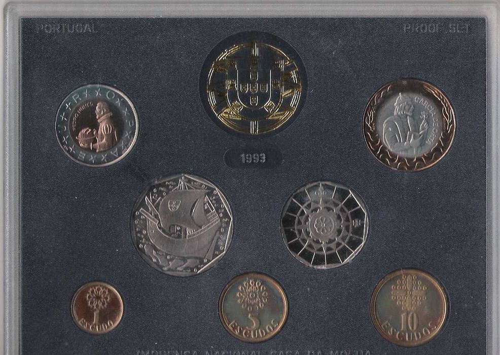 Escudos Carteira Proof 1993