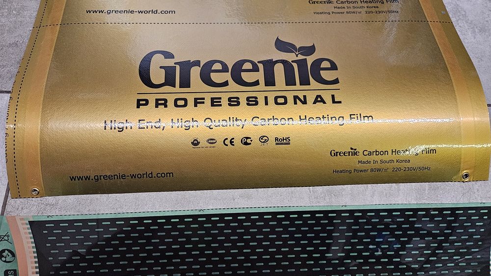 Folia grzewcza 80w/m2 80cm +25cm +20cm