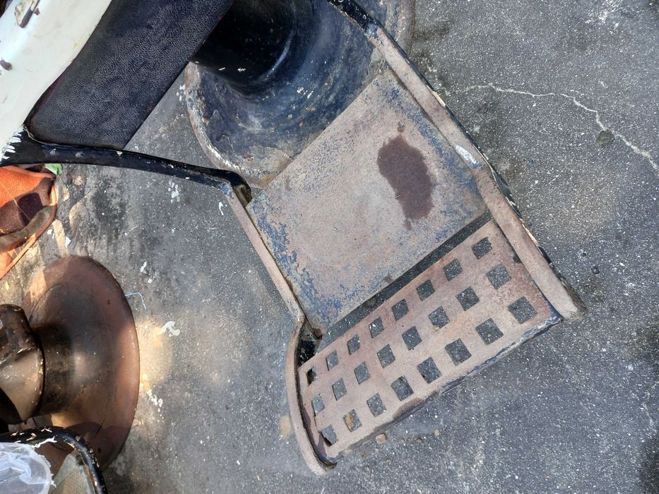 Cadeira de barbeiro antigo