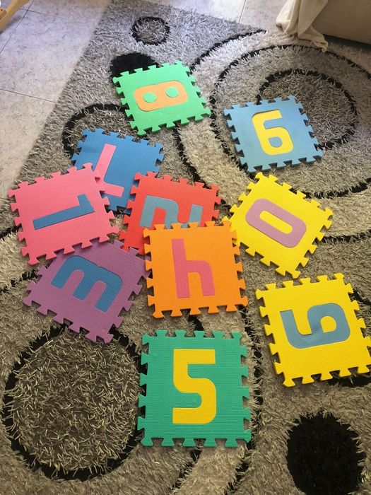 Puzzle números coloridos